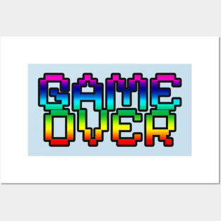 Game Over Posters and Art